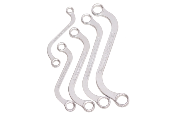 5-PC S-TYPE WRENCH 10-19MM