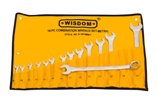 14-PC COMBO WRENCH, 9-32mm