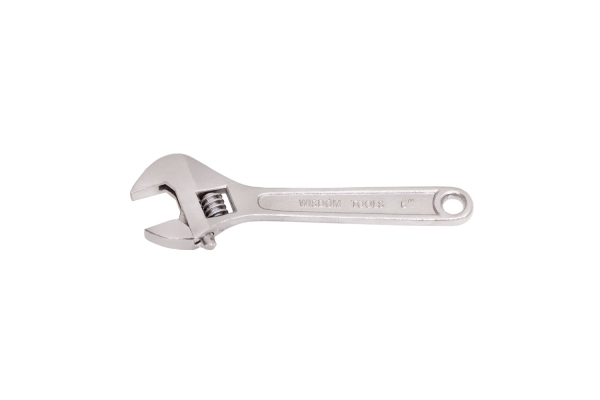 6" ADJUSTABLE WRENCH, CARDED