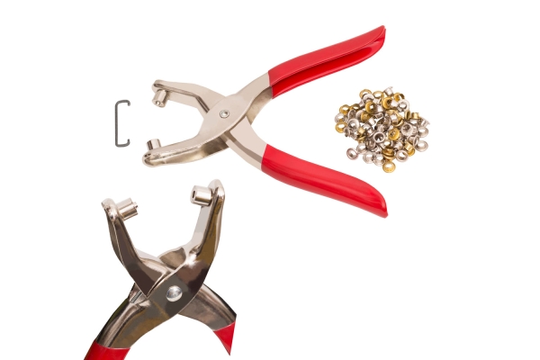 7" EYELET PLIER SET W/ EYELETS