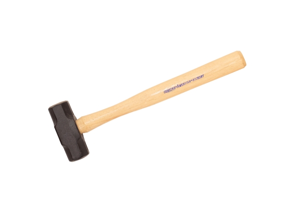 3-LB SLEDGE HAMMER, HICKORY HANDLE