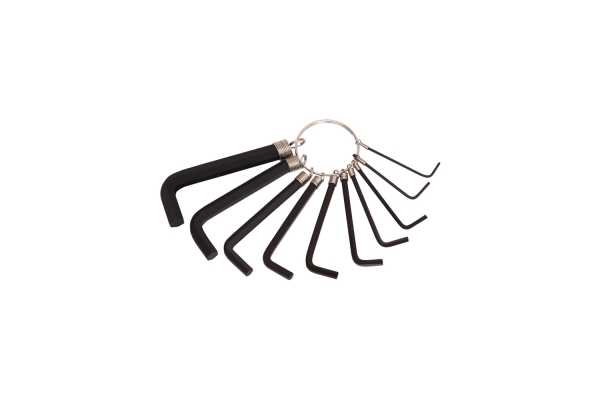 10-PC HEX KEY WRENCH, 1.27 - 8 MM