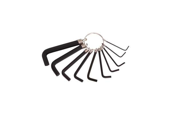 10-PC HEX KEY WRENCH, 0.05"-5/16"