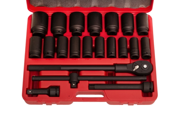 22-PC 3/4" INDUSTRIAL GRADE DEEP IMPORT SOCKET SET