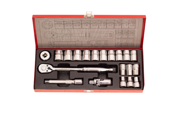 "HIT" 20-PC 1/2" DR. DUAL USE SOCKET SET
