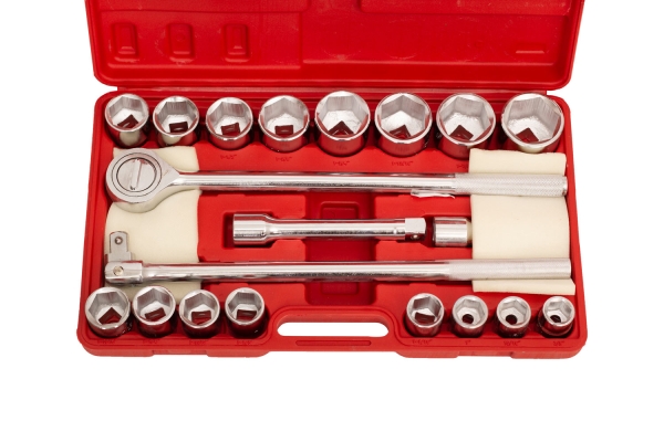 21-PC 3/4" DR. SOCKET, 6 POINTS, BLOW CASE