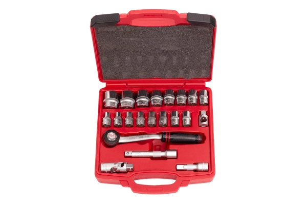 "HIT" 21-PC 1/2" DR. SOCKET SET, 3/8- 1 5/16"