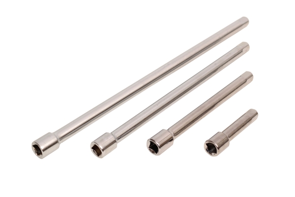 4PC 1/2" DR. EXTENSION BAR, 3"-6"-9"-12"