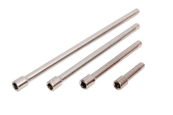 4-PC 3/8" DR. EXTENSION BAR,3"-6"-9"-12"