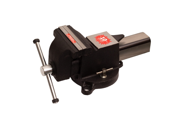 5" STEEL VISE WITH SWIVEL BASE