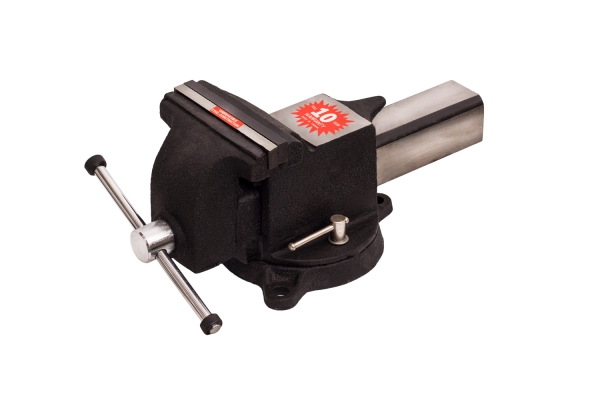 6" STEEL VISE WITH SWIVEL BASE
