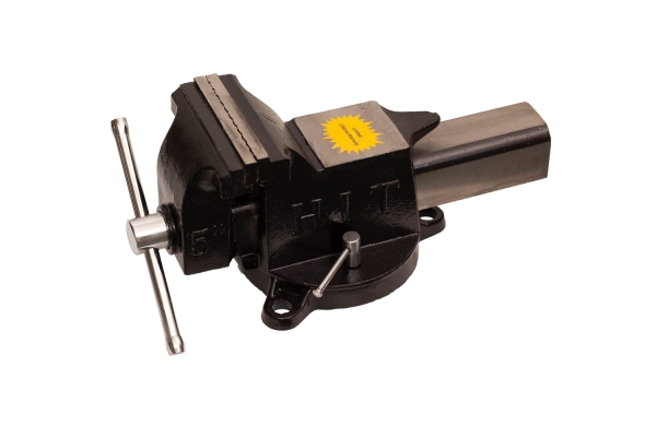 5" STEEL VISE, SWIVEL BASE