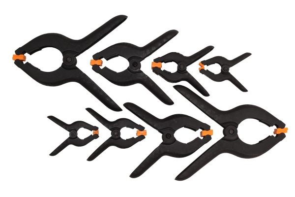 8-PC SPRING CLAMP,2",4",6",9" X 2PC