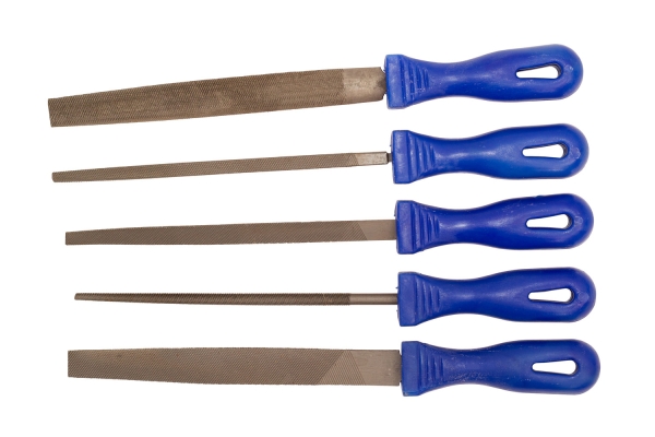 5-PC 6" STEEL FILE SET COLOR BOX