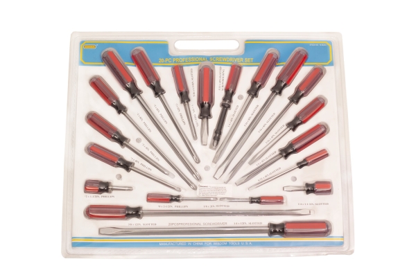 20-PC SCREWDRIVER SET