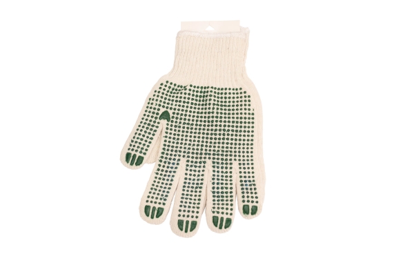 KNIT GLOVE WITH PVC DOT
