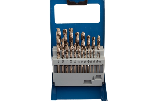 21-PC HSS DRILL, 1/16"-3/8" x 1/64"