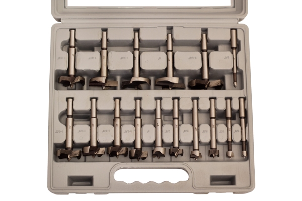 16-PC FORSTNER BIT, 1/4" - 2 1/8"