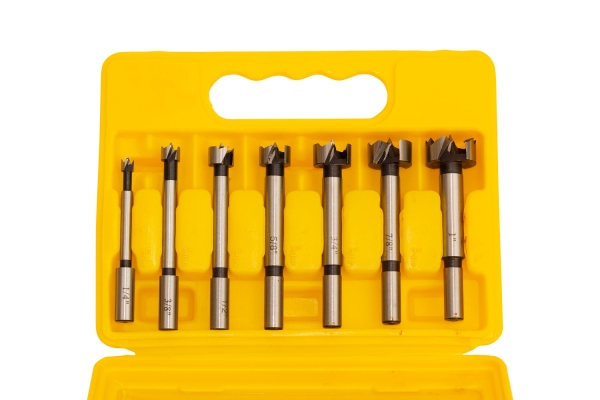 7-PC FORSTNER BIT, 1/4" - 1"