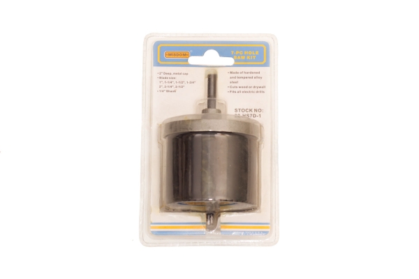 7-PC 2" DEEP HOLE SAW SET