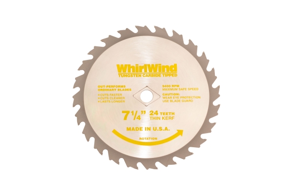 7 1/4" x 24T THIN KERF CIR SAW BLADE