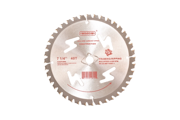 7 1/4" x 40T, CIR. SAW BLADE