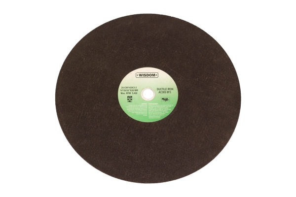 14" x 1/8" x 20mm CAST IRON CUTOFF WHEEL