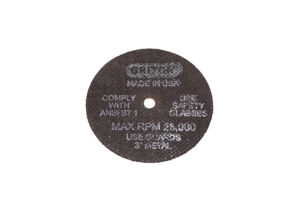 3" x 1/32" x 1/4" CUTTOFF WHEEL, METAL