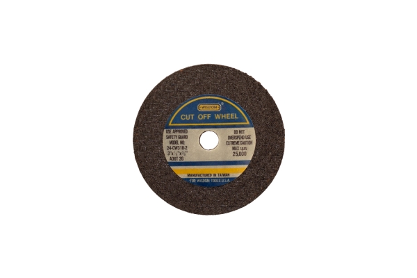 3" x 1/8" x 3/8" CUTOFF WHEEL