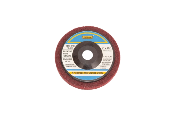 4" SURFACE PREP. WHEEL, A/O, GRADE #240