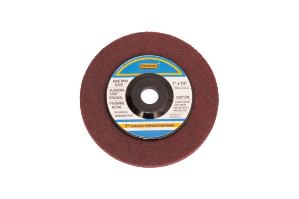 7" SURFACE PREP WHEEL, A/O, GRADE #240