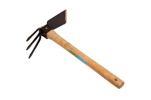 GARDEN HOE W/ 14" WOOD HANDLE