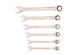 "HIT" 6-PC GEARLESS COMBO WRENCH 10-19MM