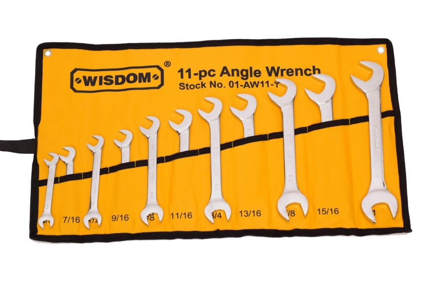 11-PC ANGLE WRENCH, SAE 3/8" - 1"