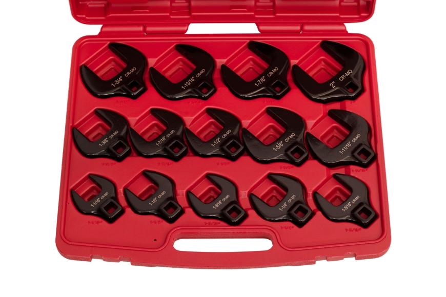 14-PC 1/2" DR. CROW FOOT WRENCH, 1-1/16"- 2"
