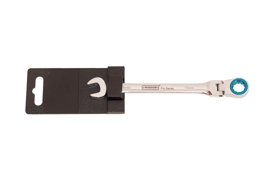 11MM FLEXIBLE HEAD RATCHETING WRENCH