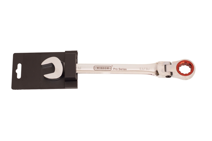 13/16" FLEXIBLE HEAD RATCHETING WRENCH