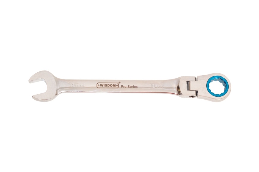 18MM FLEXIBLE HEAD RATCHETING WRENCH