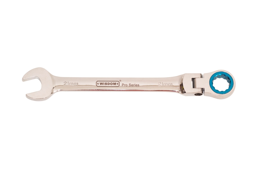 21MM FLEXIBLE HEAD RATCHETING WRENCH