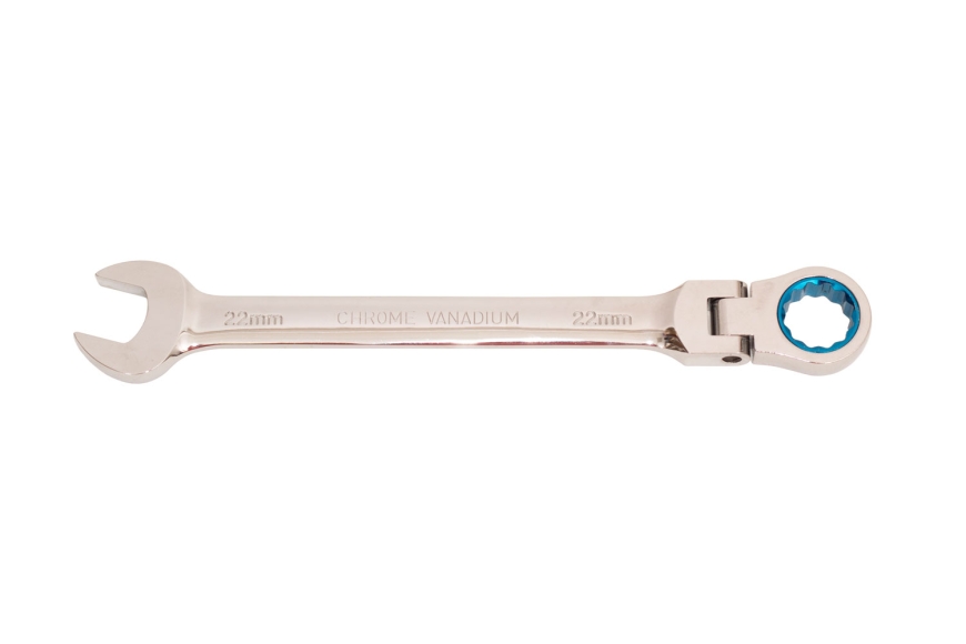 22MM FLEXIBLE HEAD RATCHETING WRENCH