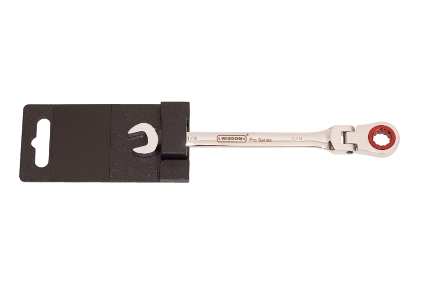 3/8" FLEXIBLE HEAD RATCHETING WRENCH