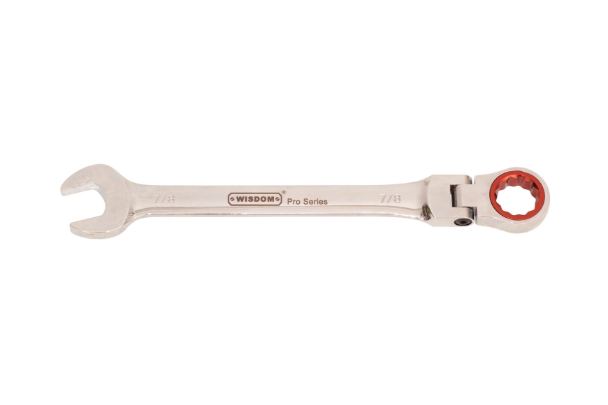7/8" FLEXIBLE HEAD RATCHETING WRENCH