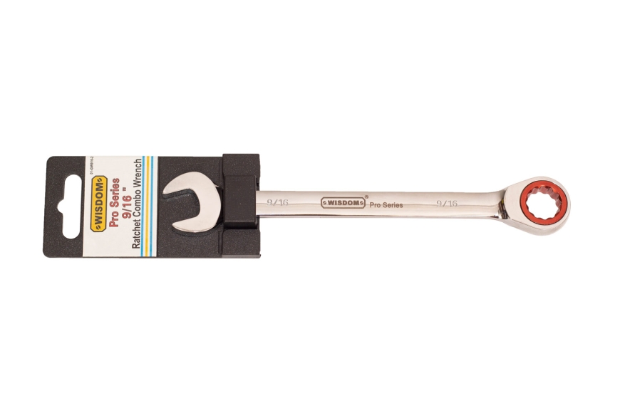 9/16" RATCHETING COMBO WRENCH