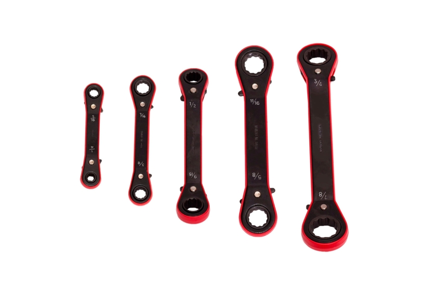5-PC OFFSET BOX WRENCH 1/4"-7/8"
