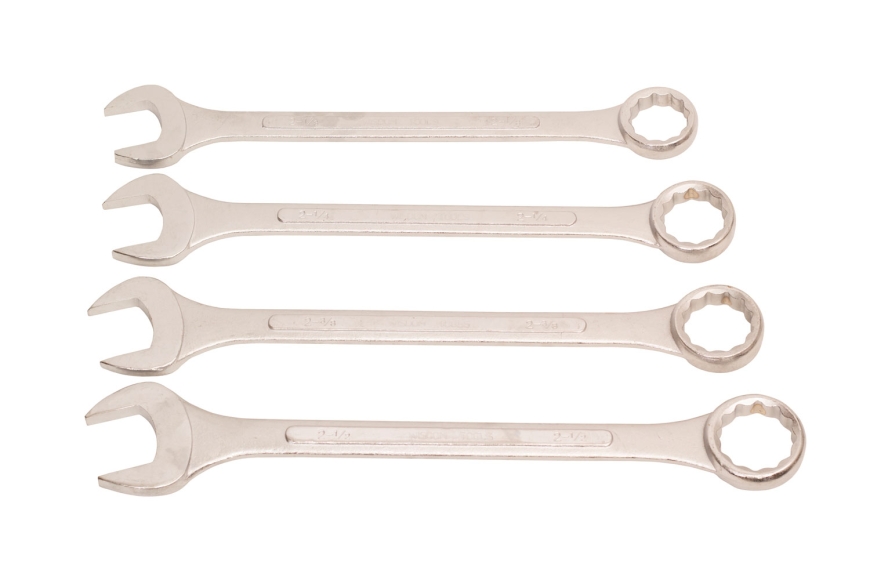 4-PC JUMBO COMBO WRENCH 2 1/8"-2 1/2"