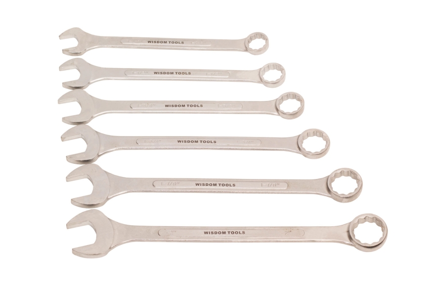 6-PC JUMBO COMBO WRENCH 1 3/8-2"