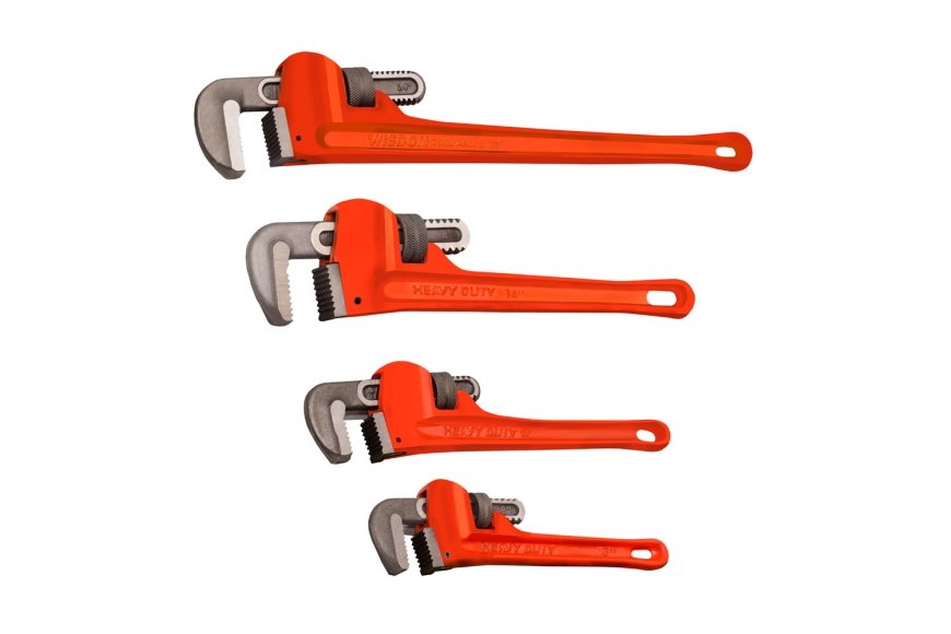 4-PC H.D. PIPE WRENCH, 8"-24"