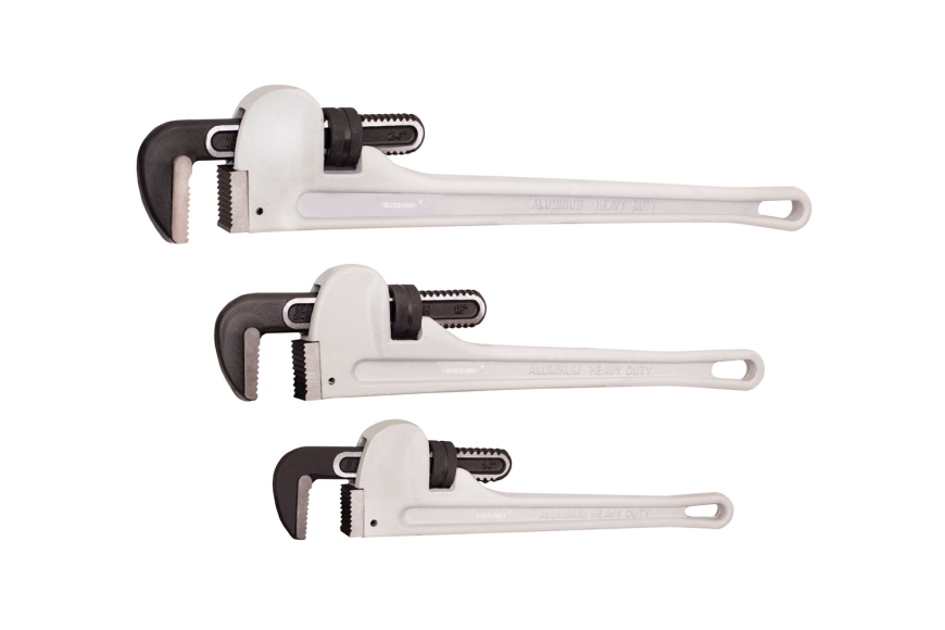 3-PC ALUMINUM PIPE WRENCH, ANSI