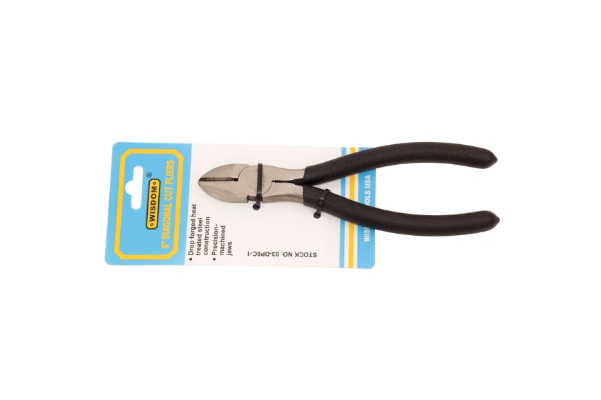 6" DIAGONAL PLIER, CARDED