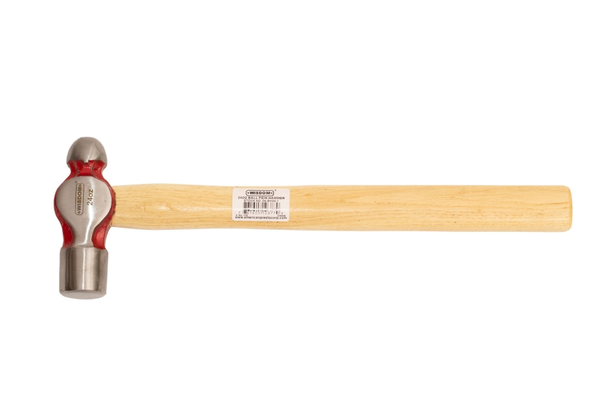 24-OZ BALL PEIN HAMMER, WOOD HANDLE